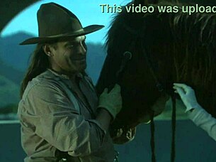 Brooke Ballentyne Fucks Ranch Hand Outdoors