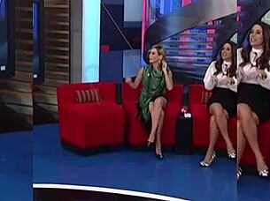 I accidentally saw Paola Rojas' upskirt and couldn't look away