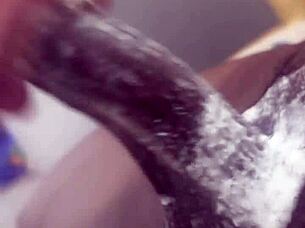 Huge Thick Black Dick Guy Creams Throat Toy Sneak Peak