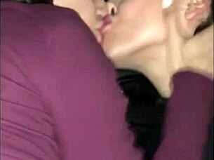 Adriana Chechik and Kissa Sins oral sex in car