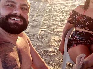 Bold Beach Action: Sun, Sea, And Pussy Fire, Giving It To Everyone