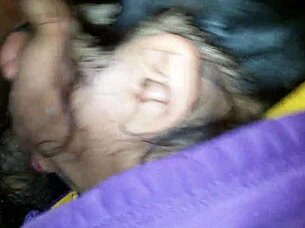 Emotional moment with girlfriend sucking cock passionately