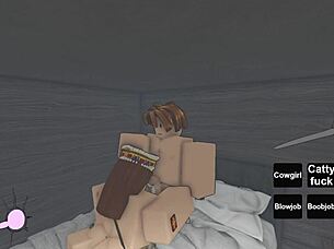 Busty English Queen Feels Intense Pleasure Fucking Roblox Noob