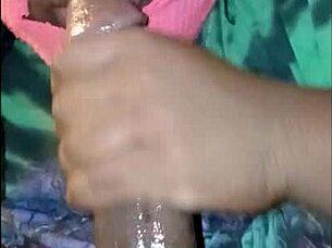 The milf sucked my big black cock sloppy, then blew bubbles with cum in mouth