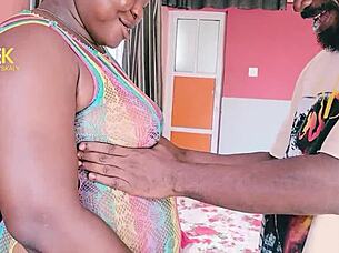 Janbari went crazy on ecstatic pussy with kissing and doggystyle fucking on bed.