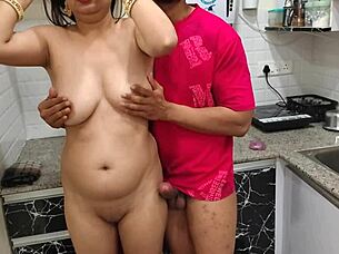 stepson learns condom use from stepmom with creampie finish