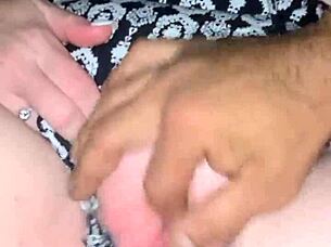 Pillow Play Outdoor Ass Pussy & Tits Play!