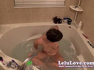 i'm shaving my armpits, legs and pussy in bathtub while you watch