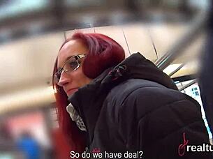 Does this czech kitten get pounded after mall tease?