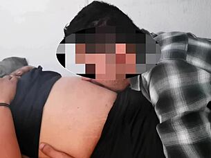 milf licks belly button of latina amateur