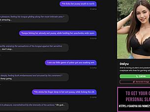 playing strip poker with submissive asian slut, oral sex