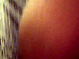 Ebony babe bends over for monster cock doggystyle pounding