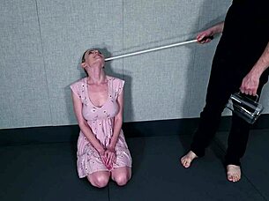 Big Ass Kinky Slut Rebel Rhyder Filled with Piss Enemas Before Acrobatic Somersaults