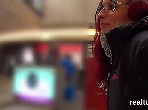 Does this czech kitten get pounded after mall tease?