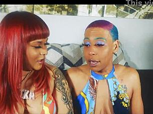 Sipnplay show with ebony, indian, and latina performers