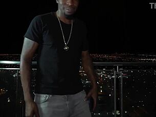 mini stallion rides rome major's big black cock