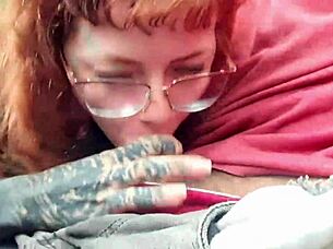 Submissive Slut Moans During Oral Licking in Car Quickie