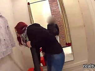 Does this czech kitten get pounded after mall tease?