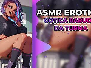 Asmr Erotica 18 - Goth Colleague Secrets With Blowjob And Pussy Licking