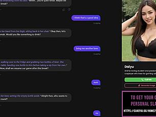 playing strip poker with submissive asian slut, oral sex