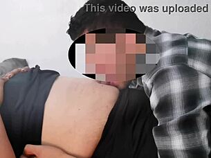 milf licks belly button of latina amateur