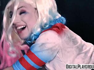 Skinny Petite Teen Aria Alexander In Suicide Squad Xxx Parody Gets Wet Pussy Cum