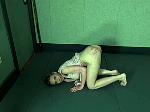 Big Ass Kinky Slut Rebel Rhyder Filled with Piss Enemas Before Acrobatic Somersaults