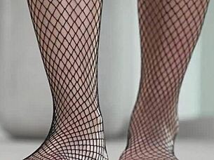 brunette crushes fruits with bare feet and heels in footfetish video