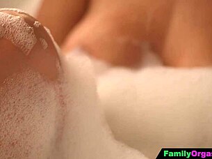 wicked cougar gets drilled by husband’s friend in jacuzzi