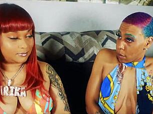 Sipnplay show with ebony, indian, and latina performers