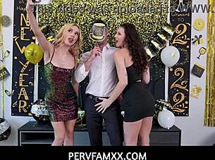 does stepdad brock cooper save liz and jazmin on new years?