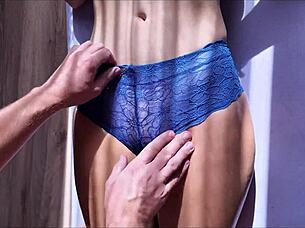 does the tight young pussy get massaged and big cock?