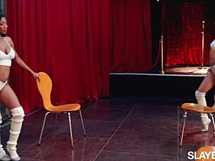 Can you believe these ballerinas in a 5-girl orgy?