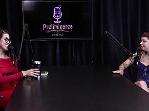 Best Moments Of Annie Clementine In Preliminares Podcast With Bia Hot - Part 3.