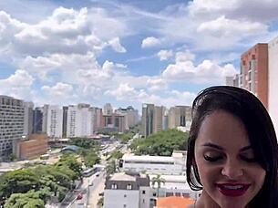 My cousin's husband can't handle but I can with this hot girl