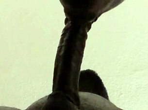 he kept cumming on my ass while i sucked and swallowed the big load in pov