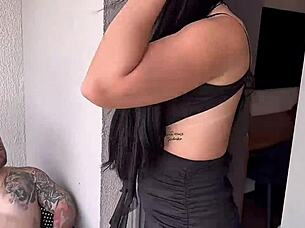 My cousin's husband can't handle but I can with this hot girl