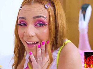 horny guy can't resist fucking redhead milf