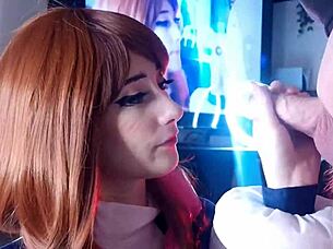 Ochaco Uraraka says, pound my big ass and cover in oil.