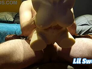 I love how this hot babe rides that big cock passionately