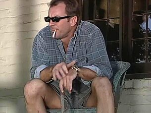 Mom in high heels enjoys a relaxing session