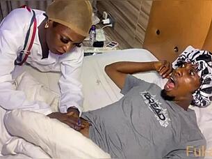 sweet ebony teen rides big black cock homemade style