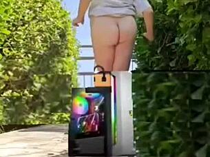 zea812 posts homemade crossdressing update with trans beauty