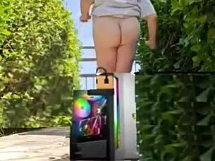 zea812 posts homemade crossdressing update with trans beauty