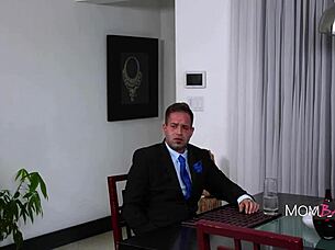 My in-law reaches depths my hubby never could - Elise London and Nicky Rebel. Teasing depths explored.