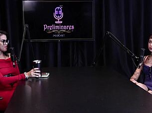 Best Moments Of Annie Clementine In Preliminares Podcast With Bia Hot - Part 3.