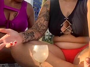 Milf Flashes On Beach Without Husband Knowing.