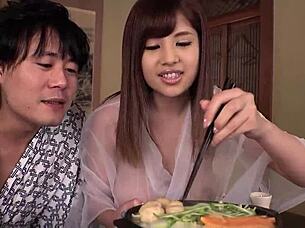 Wow, this curvy japanese whore gives intense rimjob and creampie in uncensored jav porn