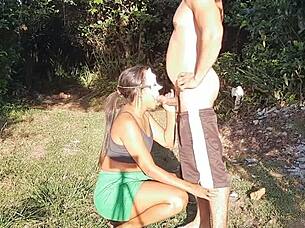 Safado Fucks Her In Woods