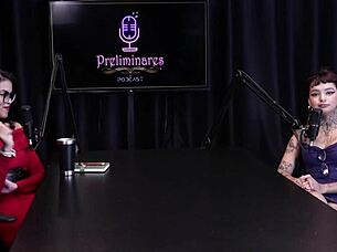 Best Moments Of Annie Clementine In Preliminares Podcast With Bia Hot - Part 3.